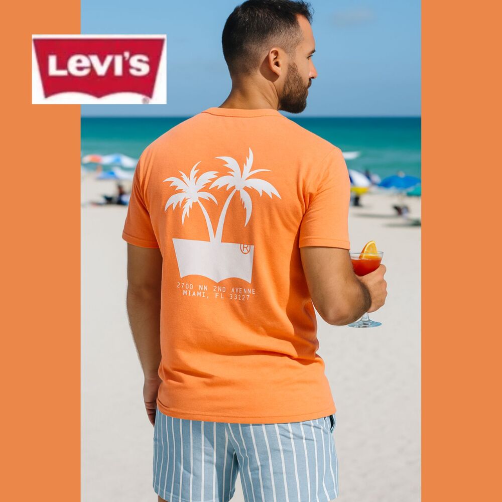 NWOT Levi's Haus Miami Bright Short Sleeve Shirt